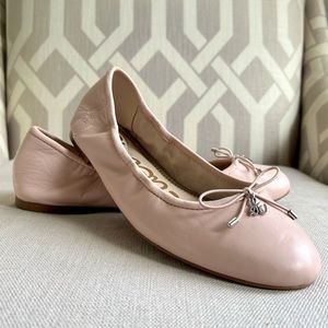 NWOT Sam Edelman Pale Pink Felicia Ballet Flats, Size 8.5 (runs small)